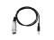 DMX-Adapter OUT Jack 3,5/XLR 1m