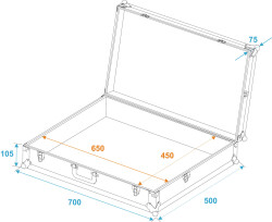 Universal Case FOAM, black, GR-2 black