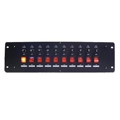 10-fach Schaltpanel mit offener Rückseite, Switch DPS-10