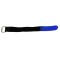 Klettband / Kabelbinder 15 x 1,6cm schwarz / blau
