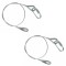 2er Set Safety Fangseil 60cm/2mm m. Kettennotglied