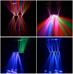 LED Magic Scanner 8fach - LED Lichteffekt