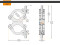 Swivel Coupler Slim 48-51/30/250kg stage black