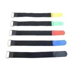 Klettband / Kabelbinder 30 x 2,5cm schwarz / gelb