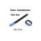 10er Set Klettband / Kabelbinder 30 x 2cm blau