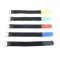10er Set Klettband / Kabelbinder 20 x 2cm blau