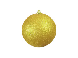Dekokugel 20cm, gold, glitzer
