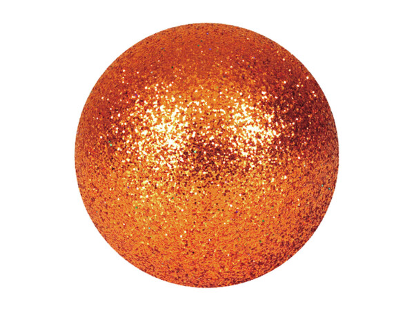 Deco Ball 3,5cm, copper, glitter 48x