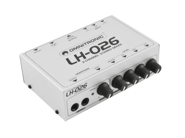 LH-026 3-Kanal-Stereo-Mixer
