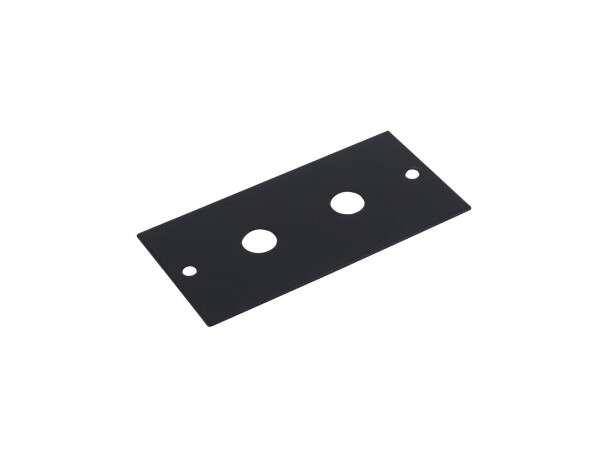 Module 2U 2x 6.3mm plug 44x88mm
