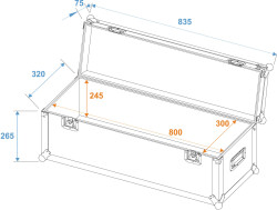 Universal-Case Profi 80x30x30cm