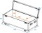 Universal Case Pro 140x40x40cm with wheels