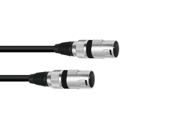 Adaptercable XLR(M)/XLR(M) 0.2m bk