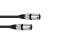 Adaptercable XLR(M)/XLR(M) 0.2m bk