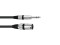 Adapterkabel XLR(M)/Klinke stereo 0,2m sw