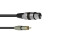 Adaptercable XLR(F)/RCA(M) 0.2m bk