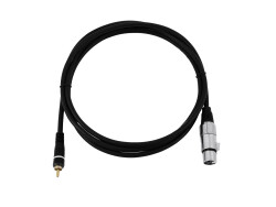 Adapterkabel Cinch/XLR(F) 2m sw