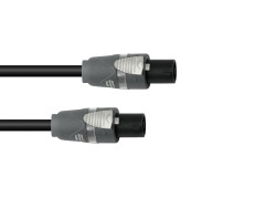 Speaker cable Speakon 2x2.5 1m bk