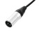 DMX cable XLR 3pin 3m bk Neutrik