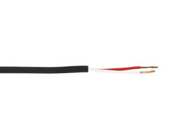 Speaker cable 2x1.5 50m bk durable