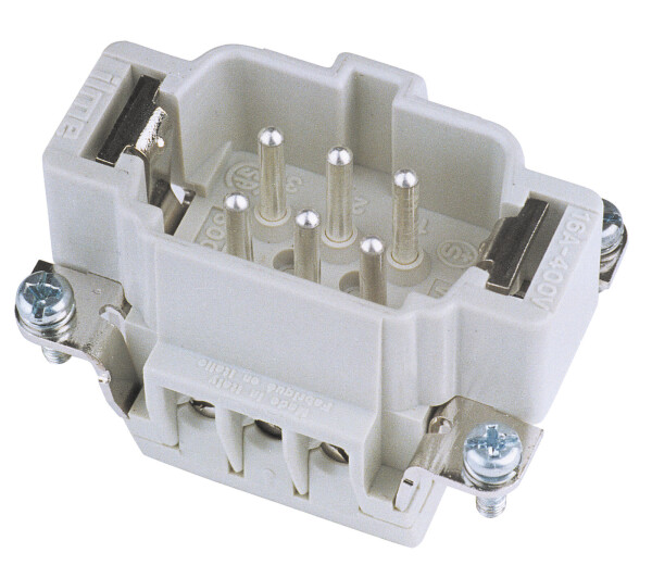 Plug Insert 6-pin 16A, Screw Terminal