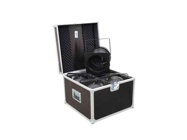 Flightcase 4x PAR-64 Spot kurz