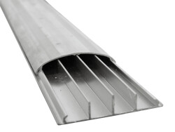 Bodenkabelkanal 75mm breit silber 2m