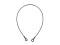 Steel Rope 1000x4mm black with Thimbles