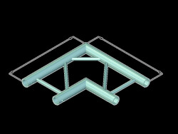 DECOLOCK DQ2-PAC21H 2-Weg Ecke 90°