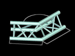 DECOLOCK DQ3-PAC23 2-Weg Ecke 135°