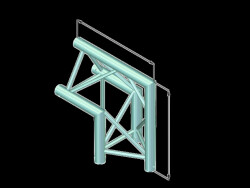 DECOLOCK DQ3-PAC24 2-Way Corner 90°