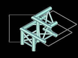 DECOLOCK DQ3-PAL32 3-Weg Ecke 90°
