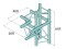 DECOLOCK DQ3-PAC44 4-Weg Ecke links