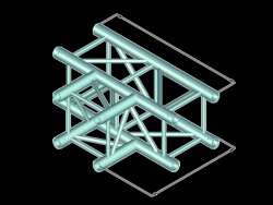 DECOLOCK DQ4-PAT35 3-Way T-Piece 90°