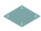 DECOLOCK DQ4-WPM Wall Mounting Plate MALE