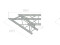 TRILOCK E-GL33 C-19 2-Wege-Ecke 45°