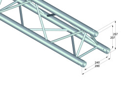 TRILOCK 6082-500 3-Punkt-Traverse