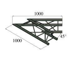TRILOCK S-PAC 19 2-Way Corner 45° black