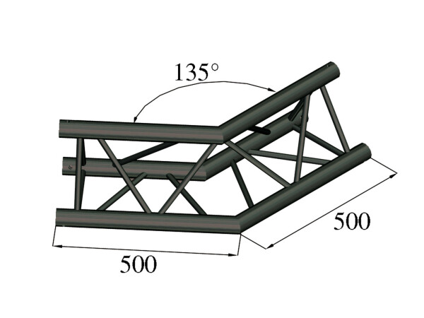 TRILOCK S-PAC 23 2-Way Corner 135°black