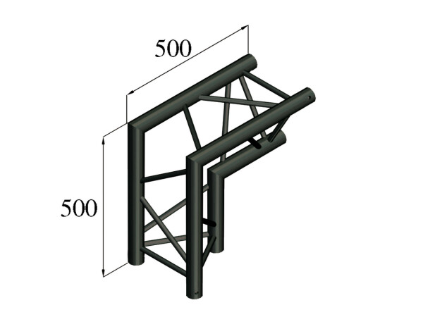TRILOCK S-PAC 25 2-Way-Corner 90°\/ black