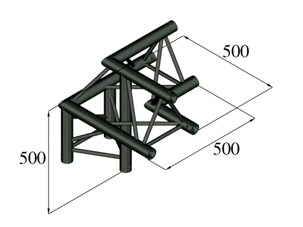 TRILOCK S-PAL-31 3-Way Corner /\ right