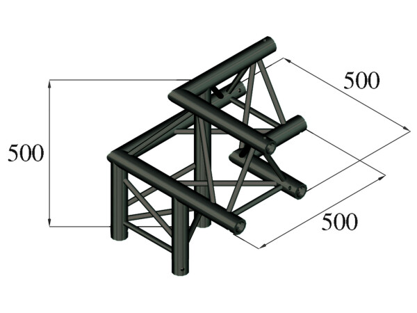 TRILOCK S-PAL-32 3-Way Corner /\ left
