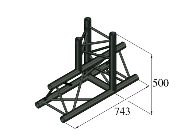 TRILOCK S-PAT-37 3-Way T-Piece