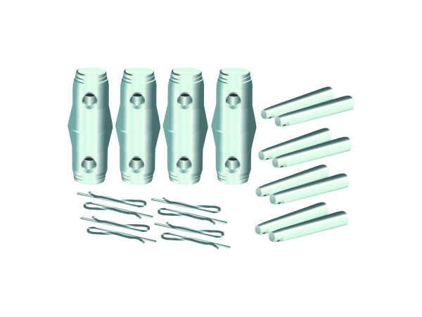 QUADLOCK set connecting cone/pivot/pin