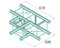 QUADLOCK TQ390-QQT35 3-Way T-Piece