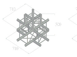 QUADLOCK 6082C-51 5-Way Cross Piece