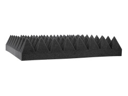 Accoustic Foam, Pyramid 100mm, 50x50cm