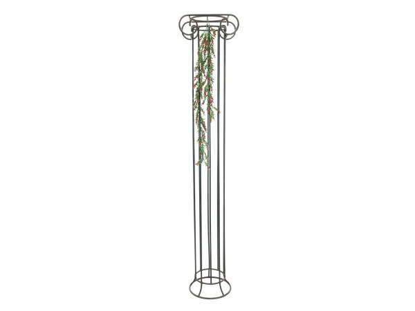 Grass tendril, artificial, green-red, 105cm