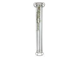 Grass tendril, artificial, green-red, 105cm