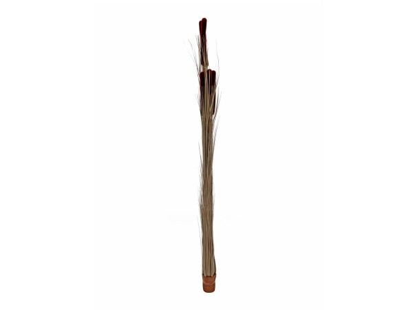 Reed grass cattails, dark-brown, artificial, 152cm
